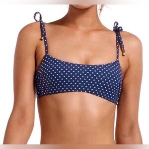 Vitamin A women’s Bikini Bandeau poke-a-dote top NWT size Large